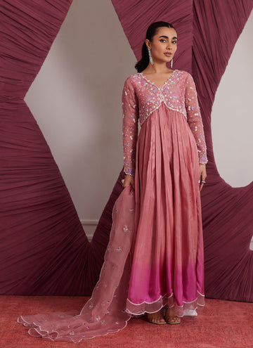 Farah Talib Aziz Wylie Watermelon Kalidaar And Dupatta Online Shopping